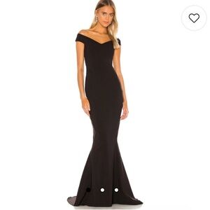 NOOKIE ALLURE GOWN - BLACK